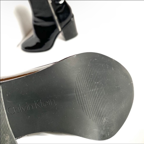🖤Calvin Klein Patent Leather Bootie’s - Picture 8 of 14